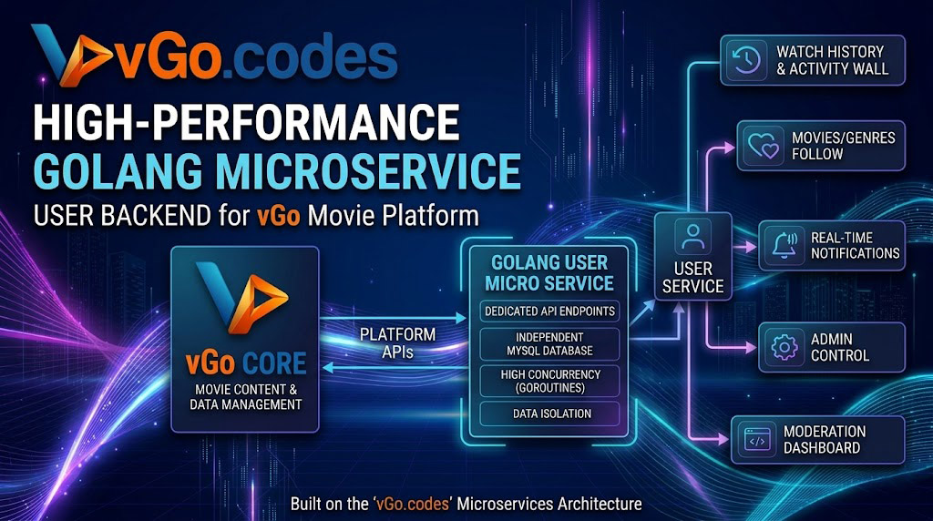 High-Performance Golang User Microservice for vGocms